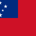 Flag of samoa svg