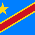 Flag of the democratic republic of the congo svg